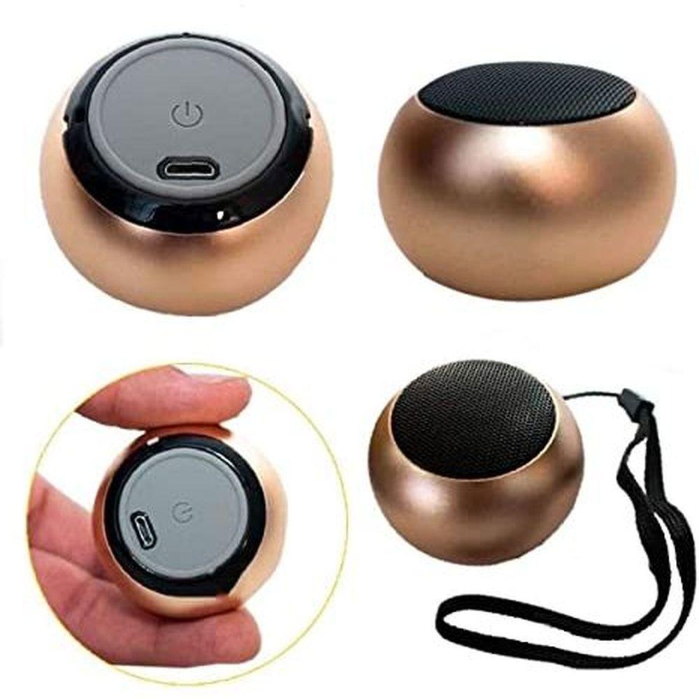 Caixinha Som Bluetooth Metal Amplificada Mini Speaker 3w Preto BOLINHA -  CMC ELETRONICOS